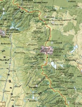 National Geographic Pacific Crest Trail Wall Map Wall Map – Laminated (18 x 48 in) (National Geographic Reference Map)